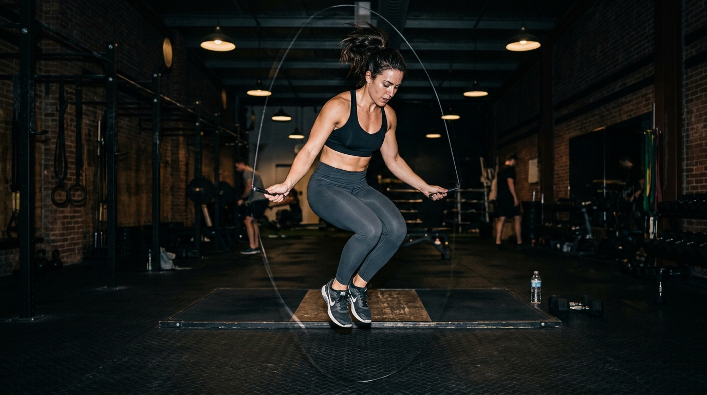 Biomecánica de los Saltos Dobles de Comba (Double Unders): Grip, Frecuencia de Muñeca y Economía de Movimiento