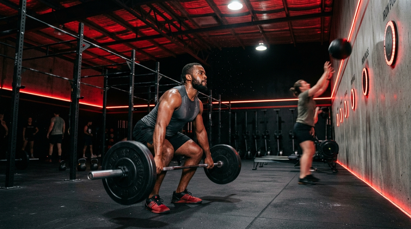 Eficiencia Biomecánica en Wall Balls y Thrusters: Cadencia de Respiración, Ángulo de Cadera y Ahorro Energético